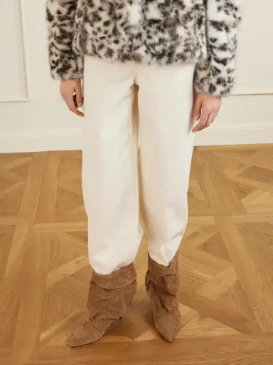 Isabel Marant Edrik Gathered Perforated Suede Ankle Boots | Thumbnail 2