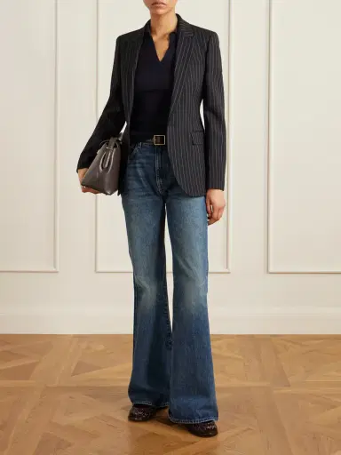 Max Mara Ribbed Wool Polo Shirt | Thumbnail 2 Max Mara Ribbed Wool Polo Shirt | Thumbnail 2
