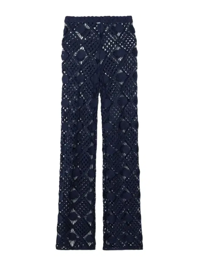Playa Crocheted Cotton Pants