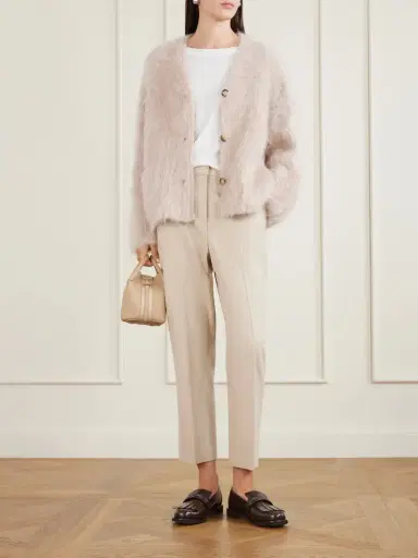 Loro Piana Cherry Hill Mohair And Cashmere-blend Cardigan | Thumbnail 2 Loro Piana Cherry Hill Mohair And Cashmere-blend Cardigan | Thumbnail 2