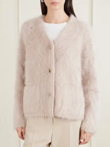 Loro Piana Cherry Hill Mohair And Cashmere-blend Cardigan | Thumbnail 3 Loro Piana Cherry Hill Mohair And Cashmere-blend Cardigan | Thumbnail 3