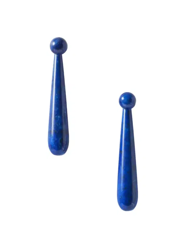 Angelika Silver Lapis Lazuli Earrings
