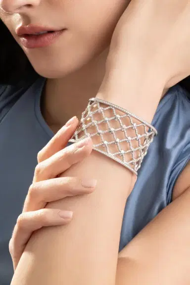 VERDURA Diamond Kensington Cuff Bracelet | Thumbnail 2