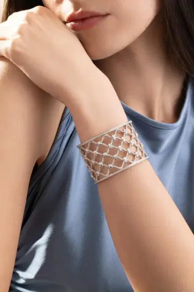 VERDURA Diamond Kensington Cuff Bracelet | Thumbnail 3