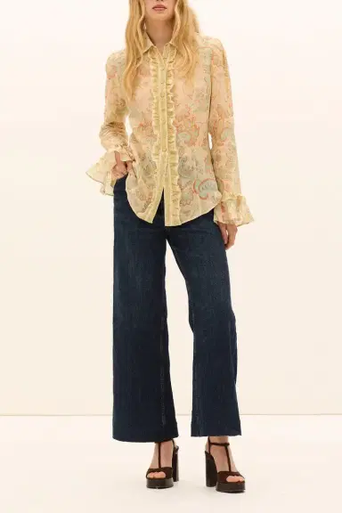 KATE FORD Fiordaliso Frill Blouse | Thumbnail 4 KATE FORD Fiordaliso Frill Blouse | Thumbnail 4