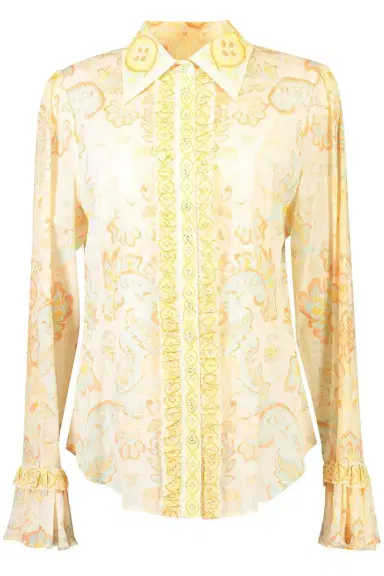 KATE FORD Fiordaliso Frill Blouse | Thumbnail 1 KATE FORD Fiordaliso Frill Blouse | Thumbnail 1