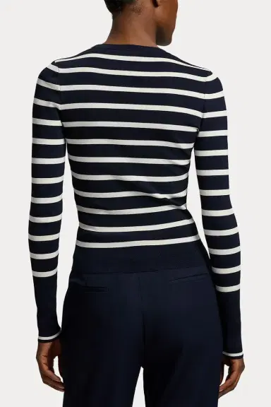 Ralph Lauren Striped Crewneck Sweater | Thumbnail 5 Ralph Lauren Striped Crewneck Sweater | Thumbnail 5