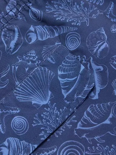 Saks Fifth Avenue Men's COLLECTION Beach Shells Printed Drawstring Swim Shorts - Navy Multi - Size XXL | Thumbnail 6 Saks Fifth Avenue Men's COLLECTION Beach Shells Printed Drawstring Swim Shorts - Navy Multi - Size XXL | Thumbnail 6
