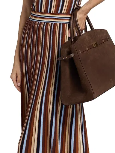 Cara Cara Women's Montana Striped Midi-Skirt - Metalic Stripe | Thumbnail 6 Cara Cara Women's Montana Striped Midi-Skirt - Metalic Stripe | Thumbnail 6