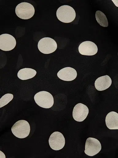 Cara Cara Women's Melissa Polka Dot Stretch-Silk Top - Joelle Dot Black - Size Medium | Thumbnail 7 Cara Cara Women's Melissa Polka Dot Stretch-Silk Top - Joelle Dot Black - Size Medium | Thumbnail 7