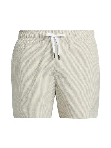 Saks Fifth Avenue Men's Tonal Microstripe Swim Shorts - Storm | Thumbnail 7