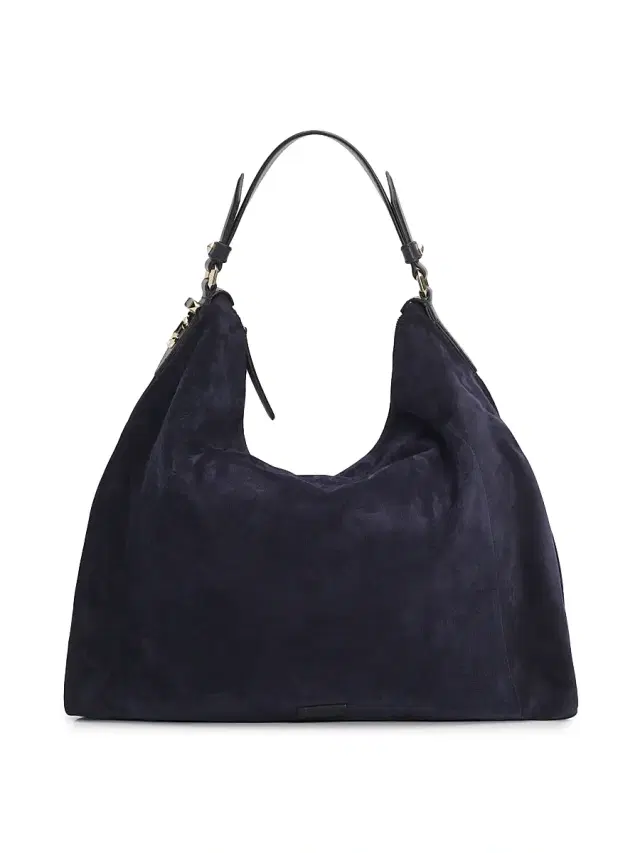 Jimmy Choo Women's Ana Logo Suede Hobo Bag - Marine Light Gold