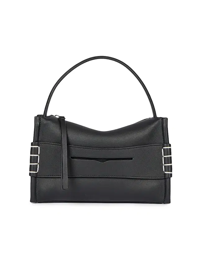 JW Anderson Women's  Loafer Leather Top Handle Bag - Black