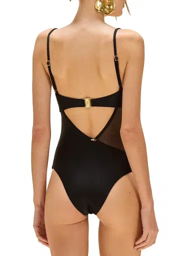 PatBo Women's Jade Tulle One-Piece Swimsuit | Thumbnail 4
