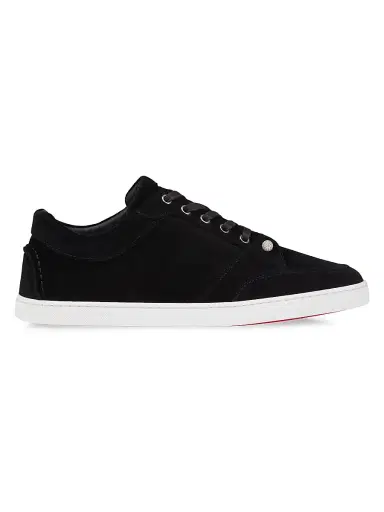 Christian Louboutin Men's Chambelisneak Pin Strass Sneakers - Black - Size 13 | Thumbnail 1
