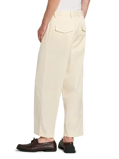 Jil Sander Men's Cotton Relaxed-Fit Straight-Leg Pants | Thumbnail 5
