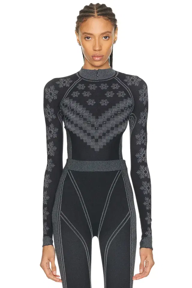 SKIMS Ski First Layers Half Zip Long Sleeve Sweater