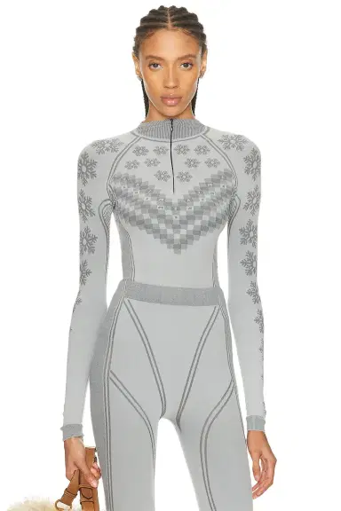 Skims Ski First Layers Half Zip Long Sleeve Sweater | Thumbnail 1 Skims Ski First Layers Half Zip Long Sleeve Sweater | Thumbnail 1