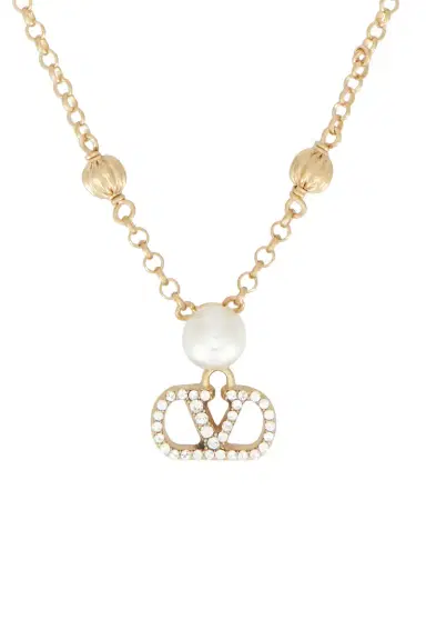 Valentino Garavani VLogo Signature Necklace | Thumbnail 3 Valentino Garavani VLogo Signature Necklace | Thumbnail 3