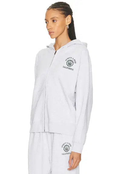 Sporty & Rich California Emblem Zip Hoodie | Thumbnail 3