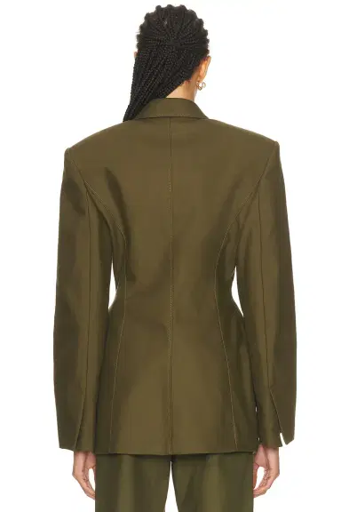 Wardrobe.NYC Drill Contour Blazer | Thumbnail 4 Wardrobe.NYC Drill Contour Blazer | Thumbnail 4