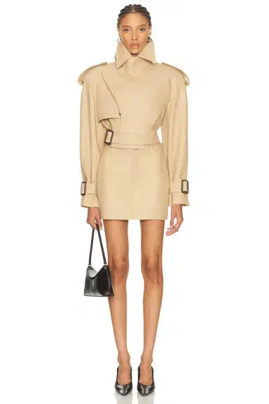 Wardrobe.NYC Drill Mini Skirt | Thumbnail 5