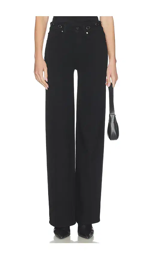 Sasha Jeans With Waistband Buckles