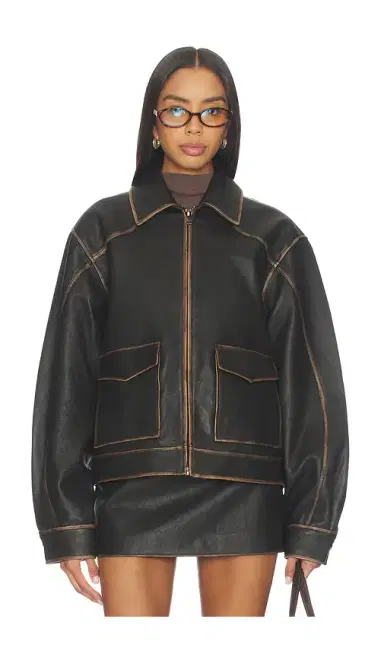 Mimchik Pint Leather Jacket | Thumbnail 2 Mimchik Pint Leather Jacket | Thumbnail 2