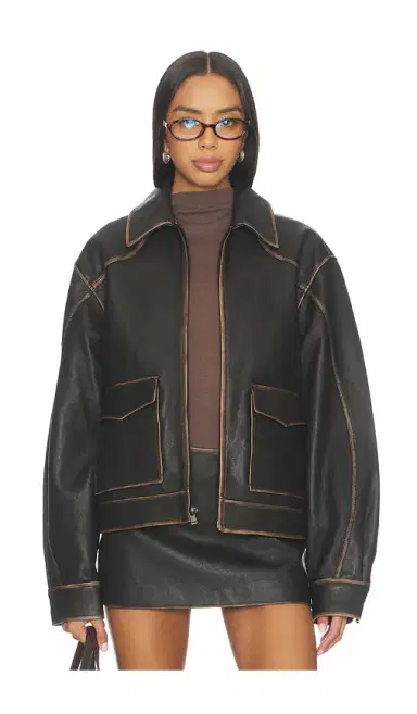 Mimchik Pint Leather Jacket | Thumbnail 1 Mimchik Pint Leather Jacket | Thumbnail 1