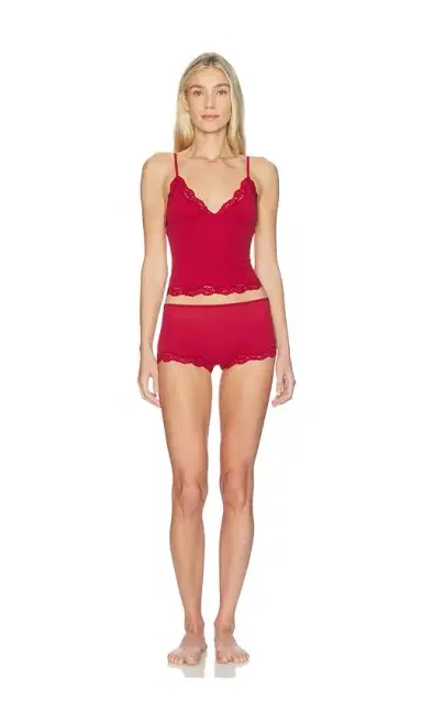 SKIMS Fits Everybody Lace Cami And Boy Short Set | Thumbnail 1 SKIMS Fits Everybody Lace Cami And Boy Short Set | Thumbnail 1