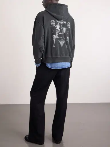 Enfants Riches Déprimés Il Possesso Printed Cotton-Jersey Hoodieen | Thumbnail 4