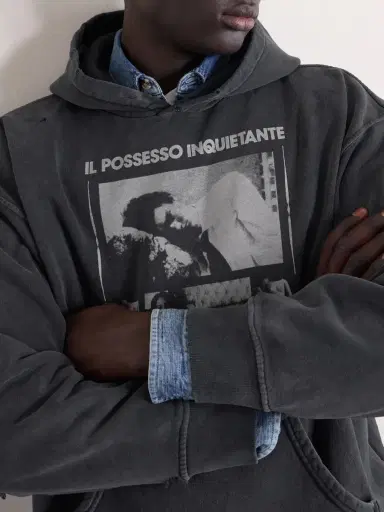 Enfants Riches Déprimés Il Possesso Printed Cotton-Jersey Hoodieen | Thumbnail 5