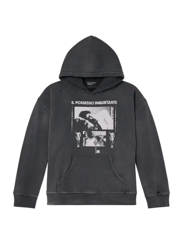 Il Possesso Printed Cotton-Jersey Hoodieen