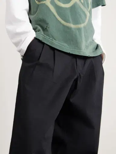 Neighborhood Cropped Wide-Leg Cotton-Twill Trousers - Men | Thumbnail 5 Neighborhood Cropped Wide-Leg Cotton-Twill Trousers - Men | Thumbnail 5