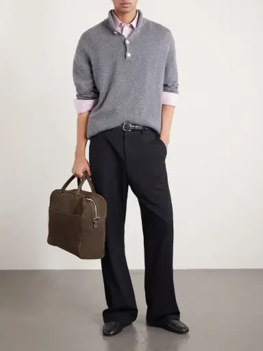 Métier Closer Suede Weekend Bag - Men | Thumbnail 2