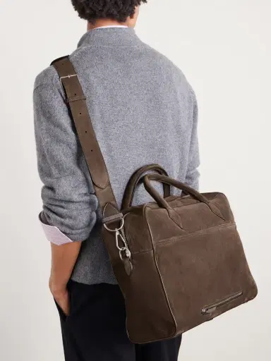 Métier Closer Suede Weekend Bag - Men | Thumbnail 3