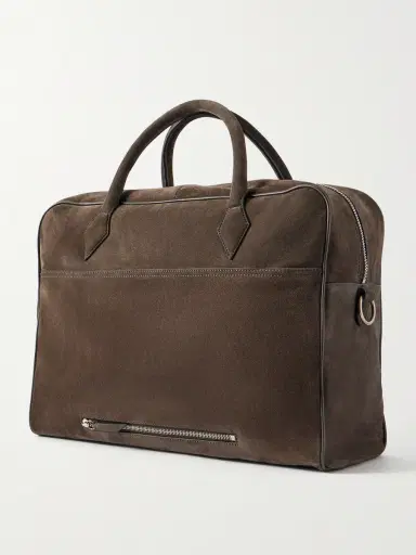Métier Closer Suede Weekend Bag - Men | Thumbnail 4