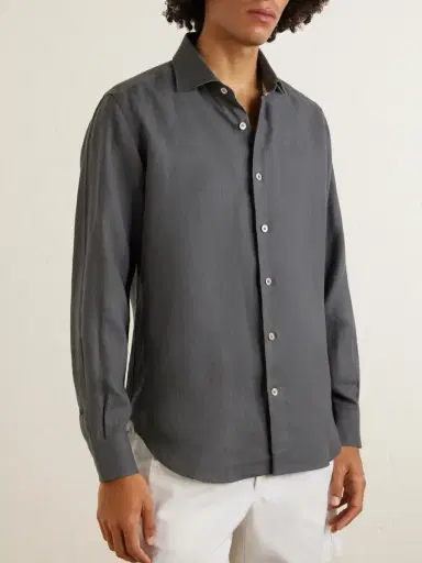 ELEVENTY Linen Shirt - Men | Thumbnail 3