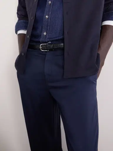 ELEVENTY Slim-Fit Cotton-Blend Twill Chinos - Men | Thumbnail 5 ELEVENTY Slim-Fit Cotton-Blend Twill Chinos - Men | Thumbnail 5