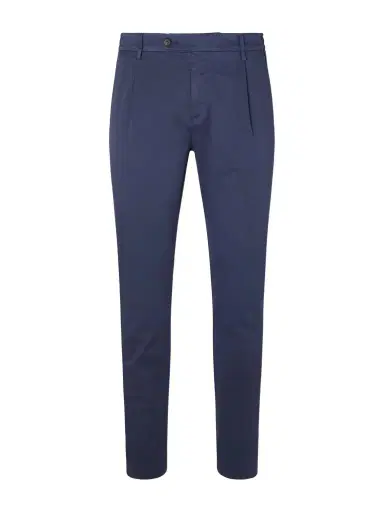 ELEVENTY Slim-Fit Cotton-Blend Twill Chinos - Men | Thumbnail 1 ELEVENTY Slim-Fit Cotton-Blend Twill Chinos - Men | Thumbnail 1