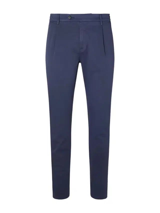 ELEVENTY Slim-Fit Cotton-Blend Twill Chinos - Men