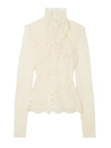 Rabanne Draped Stretch-lace Top | Thumbnail 1 Rabanne Draped Stretch-lace Top | Thumbnail 1