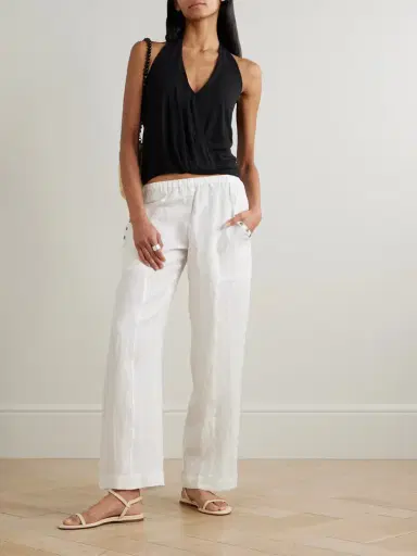 Deiji Studios Washed-linen Wide-leg Pants | Thumbnail 2 Deiji Studios Washed-linen Wide-leg Pants | Thumbnail 2