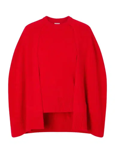 TOTEME Cape-effect Cashmere Sweater | Thumbnail 1 TOTEME Cape-effect Cashmere Sweater | Thumbnail 1
