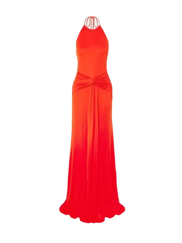 Euphorie Open-back Gathered Stretch-jersey Gown