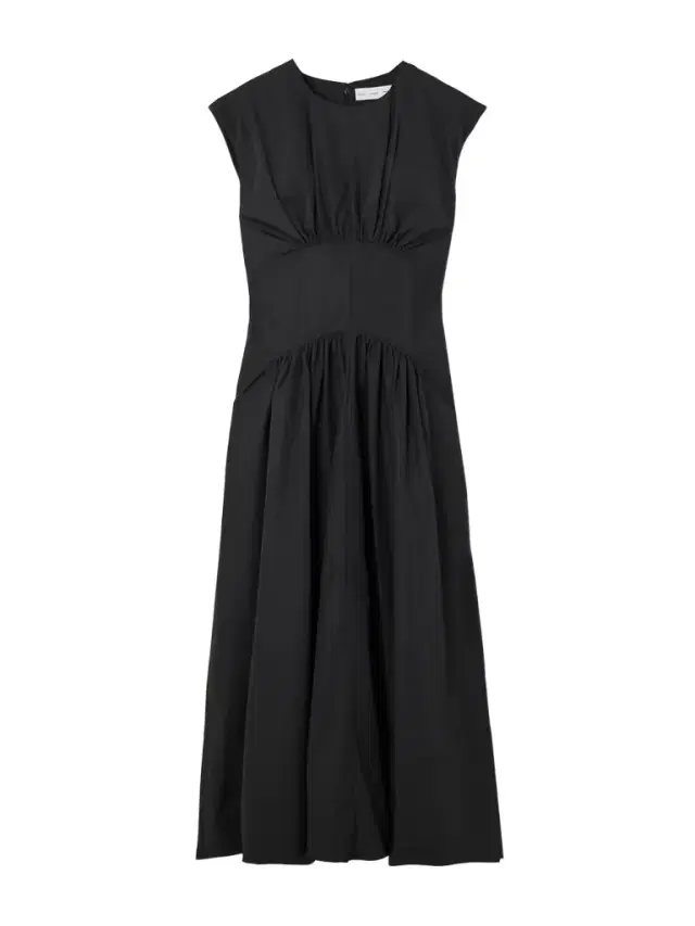 Nyssa Gathered Shell Midi Dress