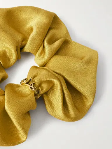 Saint Laurent Embellished Silk-satin Hair Tie | Thumbnail 3