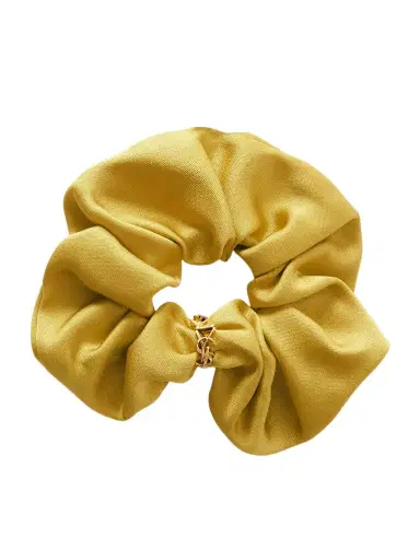 Saint Laurent Embellished Silk-satin Hair Tie | Thumbnail 1