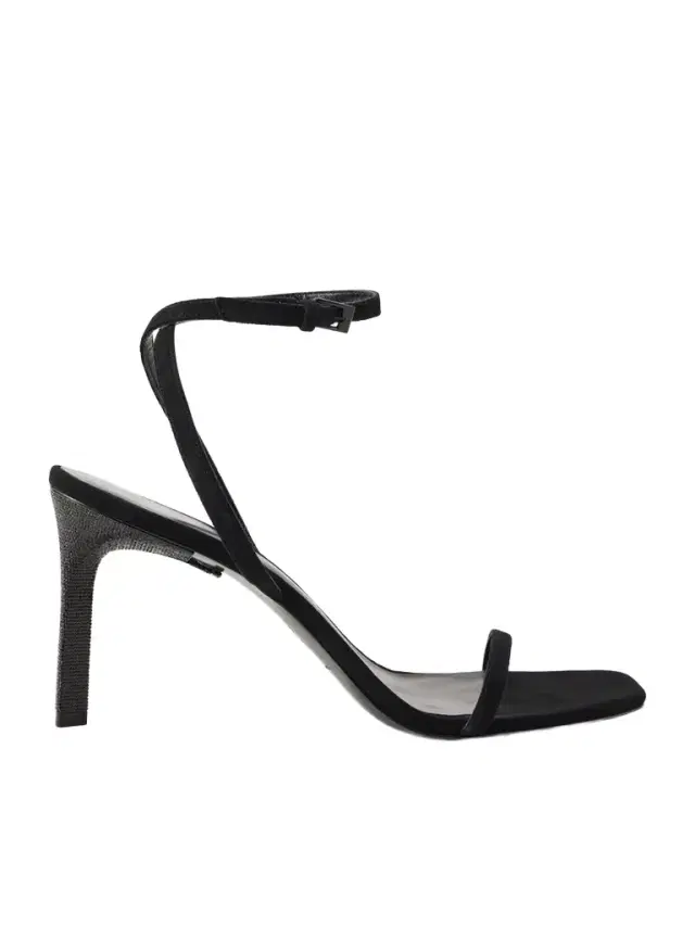 Crystal-embellished Suede Sandals