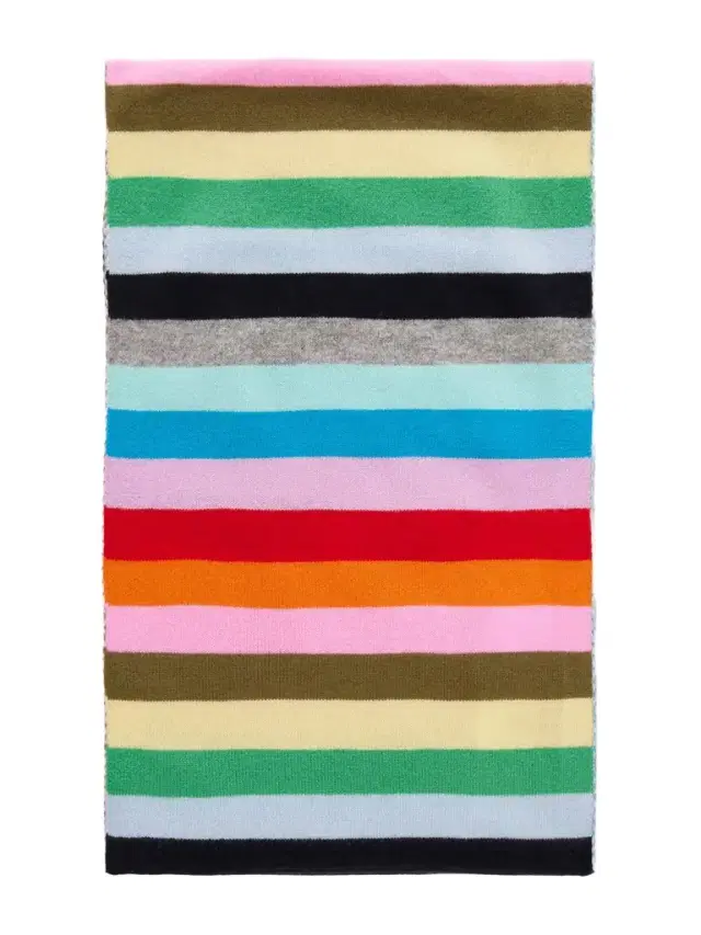 Striped Cashmere Scarf